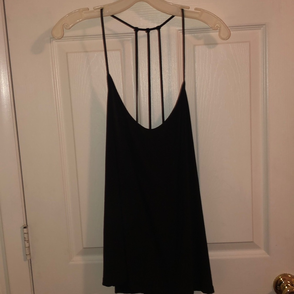 Black tank top
